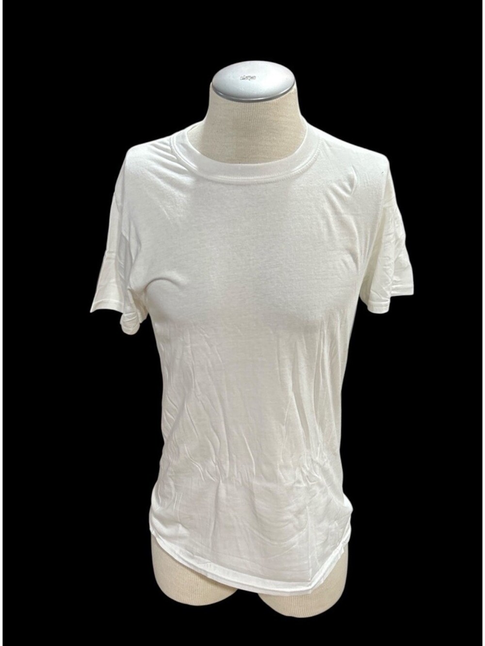 Gilden T Shirts 6 Pack White Medium 38-40 Mens Short Sleeves Cotton